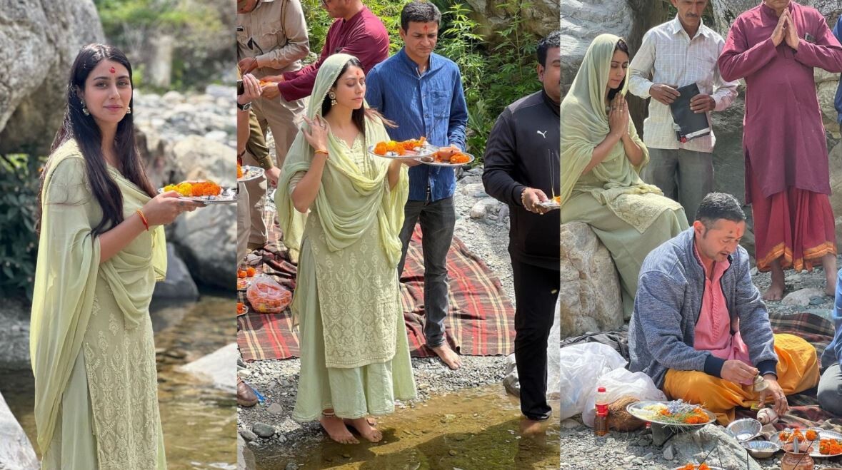 Actress Warina Hussain cleans Sipra River in Uttarakhand