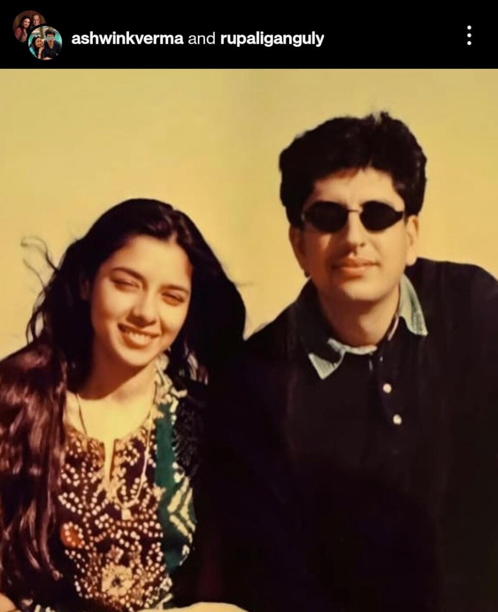 It was #TBT time for Rupali Ganguly & Ashwin K Verma